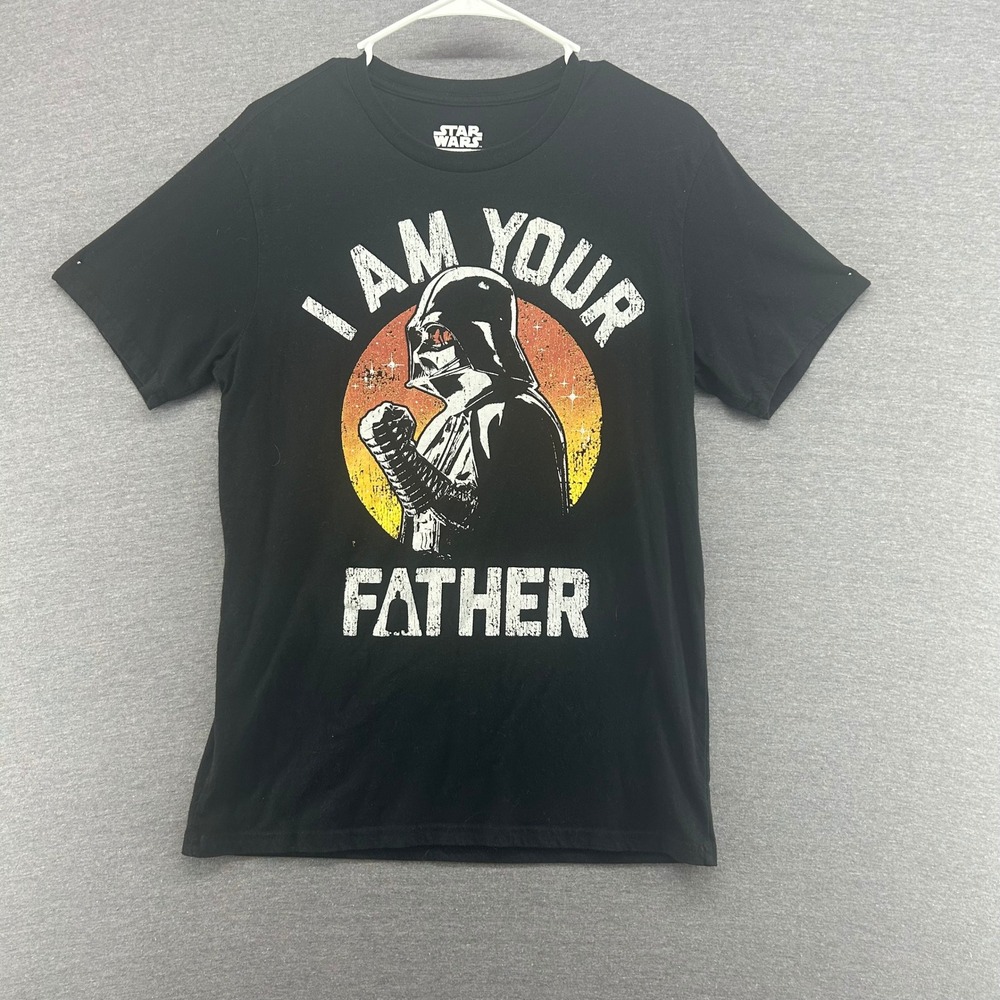 Star Wars‎ Darth Vader I Am Your Father Graphic T Shirt  Medium Black Mad Engine